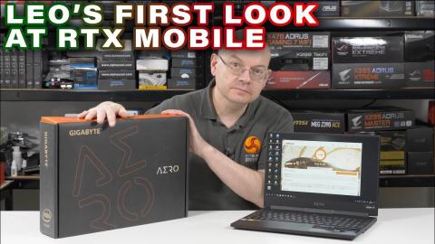 Gigabyte Aero 15 X9 Laptop (2019) - What does LEO think of Nvidia RTX Mobile?