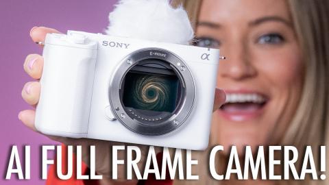 Testing the NEW AI Powered Full Frame Sony Camera! Sony ZV-E1