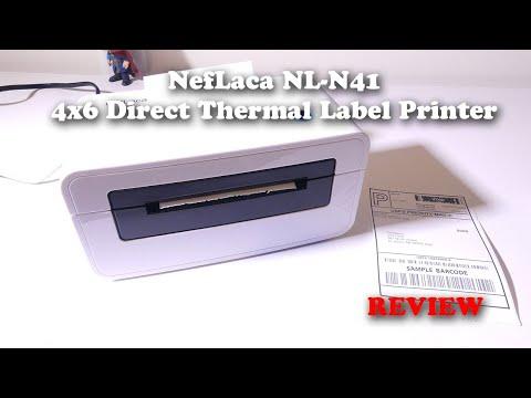 NefLaca NL-N41 4x6 Direct Thermal Label Printer REVIEW