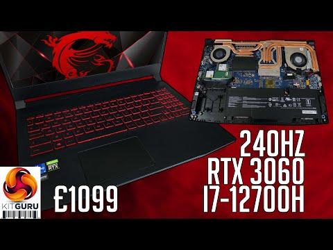 Core i7-12700H / RTX 3060 Laptop for £1099 – MSI Katana GF66