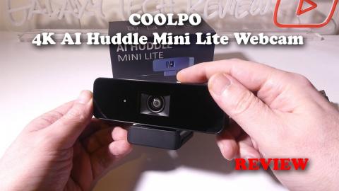 COOLPO 4K AI Huddle Mini Lite Webcam REVIEW