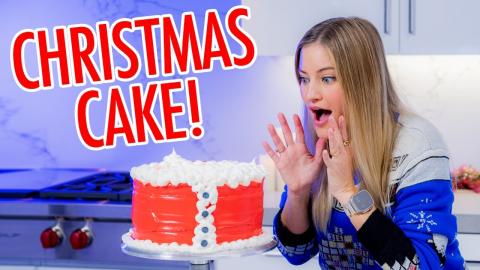Making a Santa Cake! Merry Christmas!