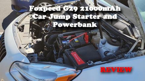 Foxpeed G29 21000mAh Car Jump Starter and Power Bank - REVIEW