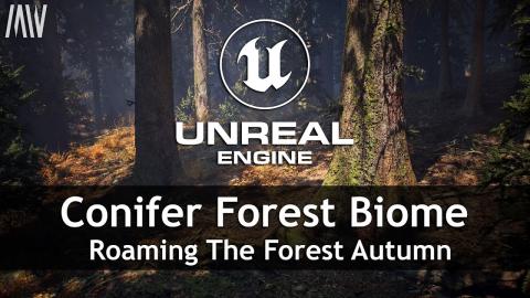 MAWI Conifer Forest | Unreal Engine 5 | Roaming The Forest Autumn #unrealengine #UE5 #gamedev