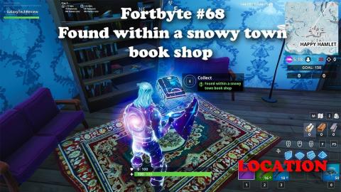 Fortbyte #68 Found within a snowy town book shop LOCATION