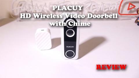 PLACUY HD Wireless Video Doorbell with Chime REVIEW