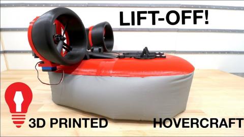 MAKING A 3D PRINTED HOVERCRAFT #4 - LIFT OFF!