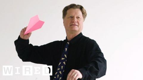 How This Guy Folds and Flies World Record Paper Airplanes | WIRED