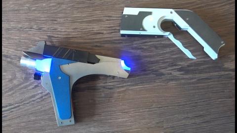 Comparison: 3.5W Phaser vs 1W blue lasergun