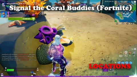 Signal the Coral Buddies (Fortnite) - LOCATIONS
