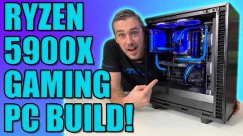 EPIC AMD Ryzen 9 5900X Gaming PC Build!