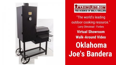 Oklahoma Joe's Bandera Vertical Offset Smoker Review - Part 1 - The AmazingRibs.com Virtual Showroom