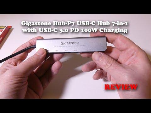 Gigastone Hub - P7 USB-C Hub 7 in 1 with USB-C 3.0 PD 100W Charging REVIEW