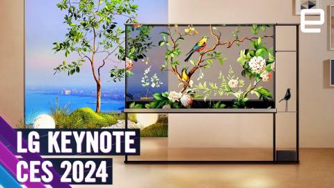 LG keynote at CES in 10 minutes: Announcing the world's first wireless transparent OLED TV