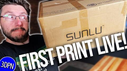 SUNLU Terminator-3 (T3) FIRST PRINT LIVE!
