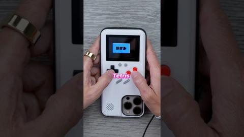iPhone WORKING video game case!