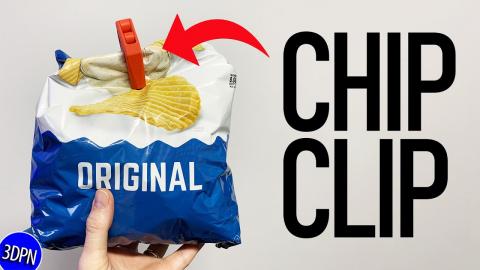 THIS Print Will Keep Your Bag of Chips Closed (Chip Clip!)