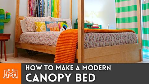 How to Make a Modern Canopy Bed