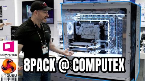 Computex 2023: 8PACK and his MEGA Modded rig!