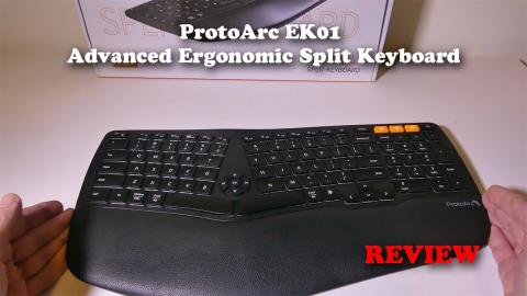 ProtoArc EK01 Advanced Ergonomic Split Keyboard REVIEW