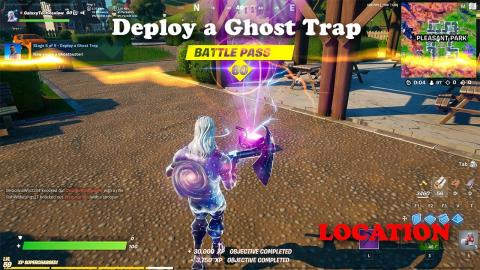 Deploy a Ghost Trap Location - Fortnite