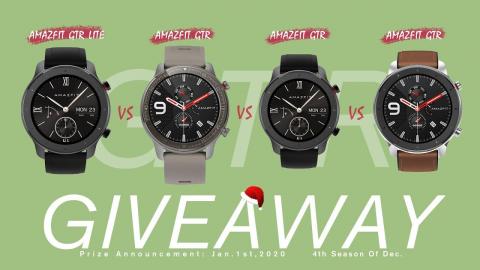Best Budget Smartwatch 2020? - AMAZFIT GTR Lite Smartwatch Giveaway + GTR Series Comparison