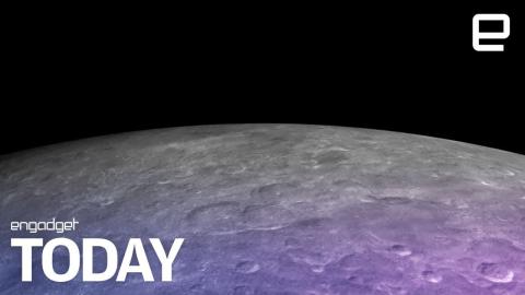 Water ice discovered on the moon's surface | Engadget Today