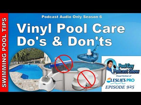 Vinyl Swimming Pool Care Dos' and Don'ts