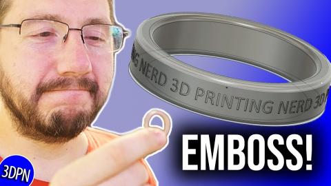 How To Wrap Text in Fusion 360 using Emboss!