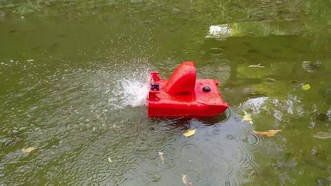 UNDERWATER AIR BOAT TEST