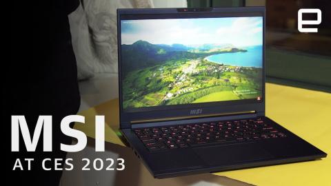 MSI Raider GE series and Stealth gaming laptops first look at CES 2023