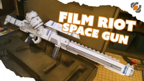 Building a Foam Prop Space Rifle for a Film Riot Short