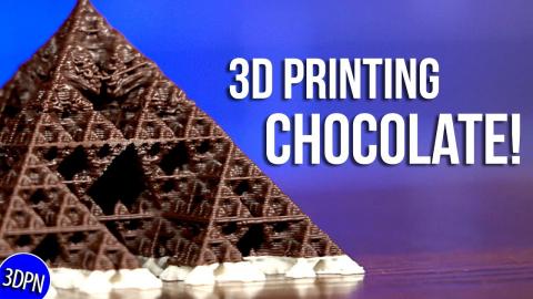 3D Printing CHOCOLATE with Cocoa Press!