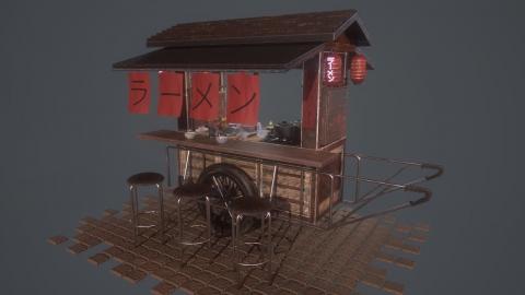 3D Model Turntable | Ramen Cart