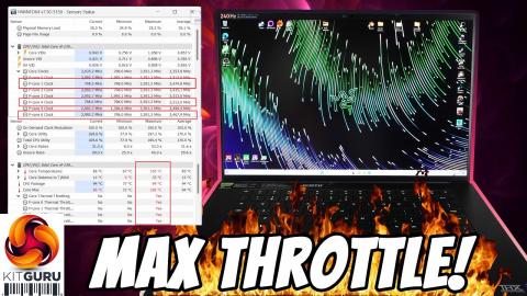 Razer Blade 16 Review (2023) - throttled to 798mhz ????