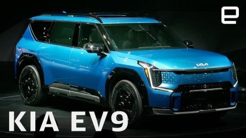 Kia EV9 first look at the 2023 New York Auto Show