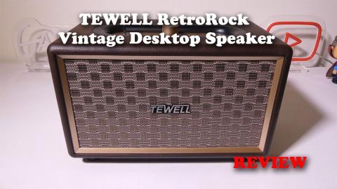 TEWELL RetroRock Vintage Desktop Speaker REVIEW
