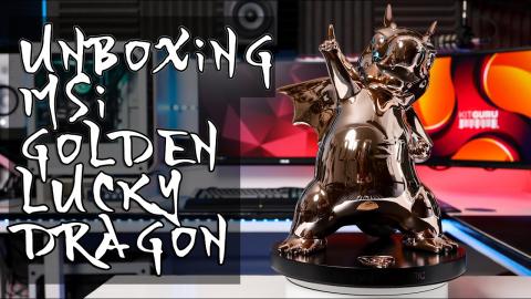 MSI Golden Lucky Dragon UNBOXING - 35th Anniversary