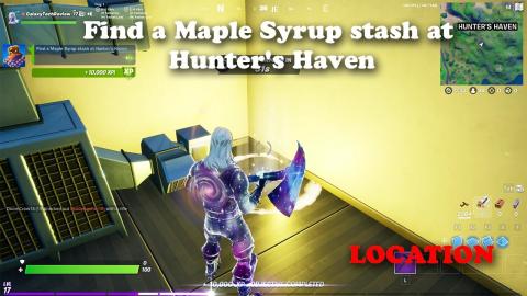 Find a Maple Syrup stash at Hunter's Haven - LOCATION