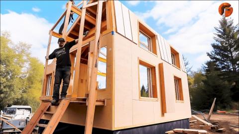 Man Builds a Dream Tiny House | Start to Finish Build by @my_off-grid_story