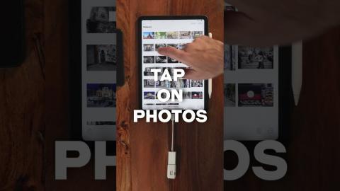 How to Back up your photos to a usb drive -iPhone and iPad with USB C