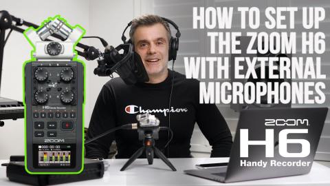 How to set up your ZOOM H6 for podcasts and videos Production - Phantom Power Explained!