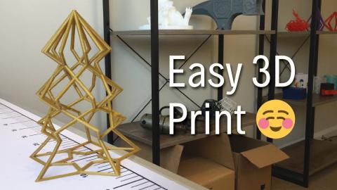 Celebrate 3D Printmas with this Festive Lattice Christmas Tree + Your Results!