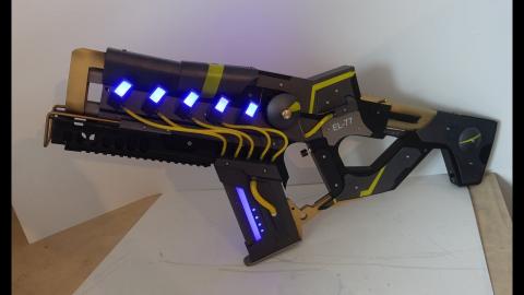 My COOLEST Cyberpunk Laser Rifle so far!!!