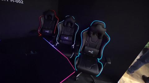 Aerocool Show Off Their Crazy RGB Gaming Chairs and Desks