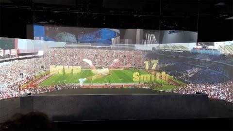 Panasonic invente le stade connecté de 2025 ! (CES)