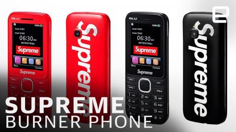 Supreme slaps its logo on a low-end burner phone