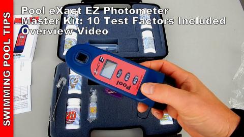 Pool eXact® EZ Master Kit (Part No. 486201-KM)Photometer Tester - Includes 10 Test Factors!