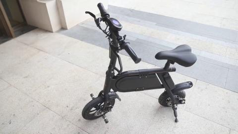 P10 Mini Aluminum Smart Folding Bike Electric Moped Bicycle - Gearbest.com