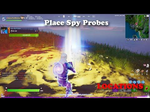Place Spy Probes Locations | Fortnite